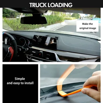 

New Rubber 1.6m Soundproof Dustproof Sealing Strip For KIA Toyota BMW Audi Mazda Ford Hyundai Universal Car Dashboard Windshield