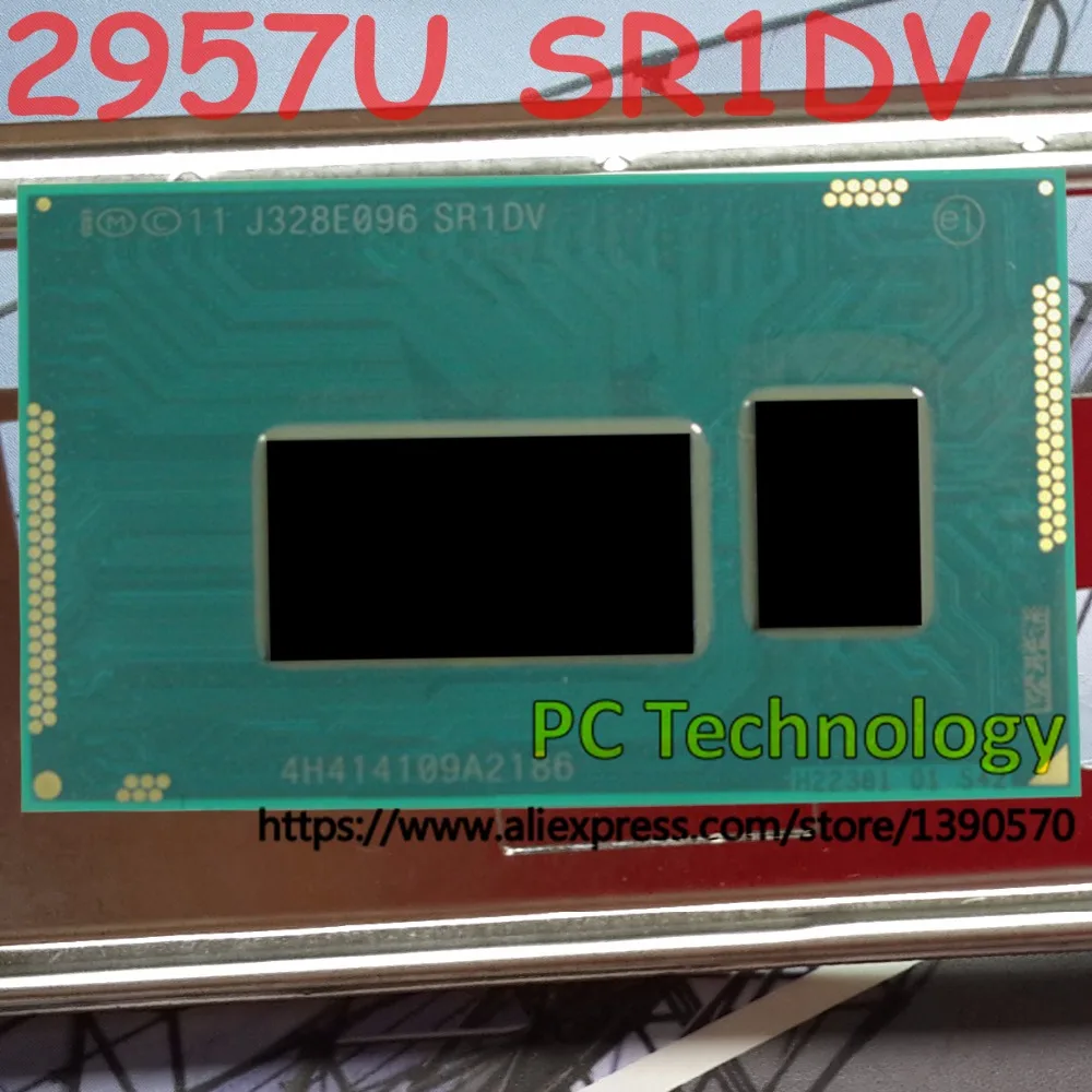 Процессор Intel Celeron 2957U SR1DV 1,4 ГГц двухъядерный процессор 15 Вт 22 нм BGA чипы в течение 1 дня