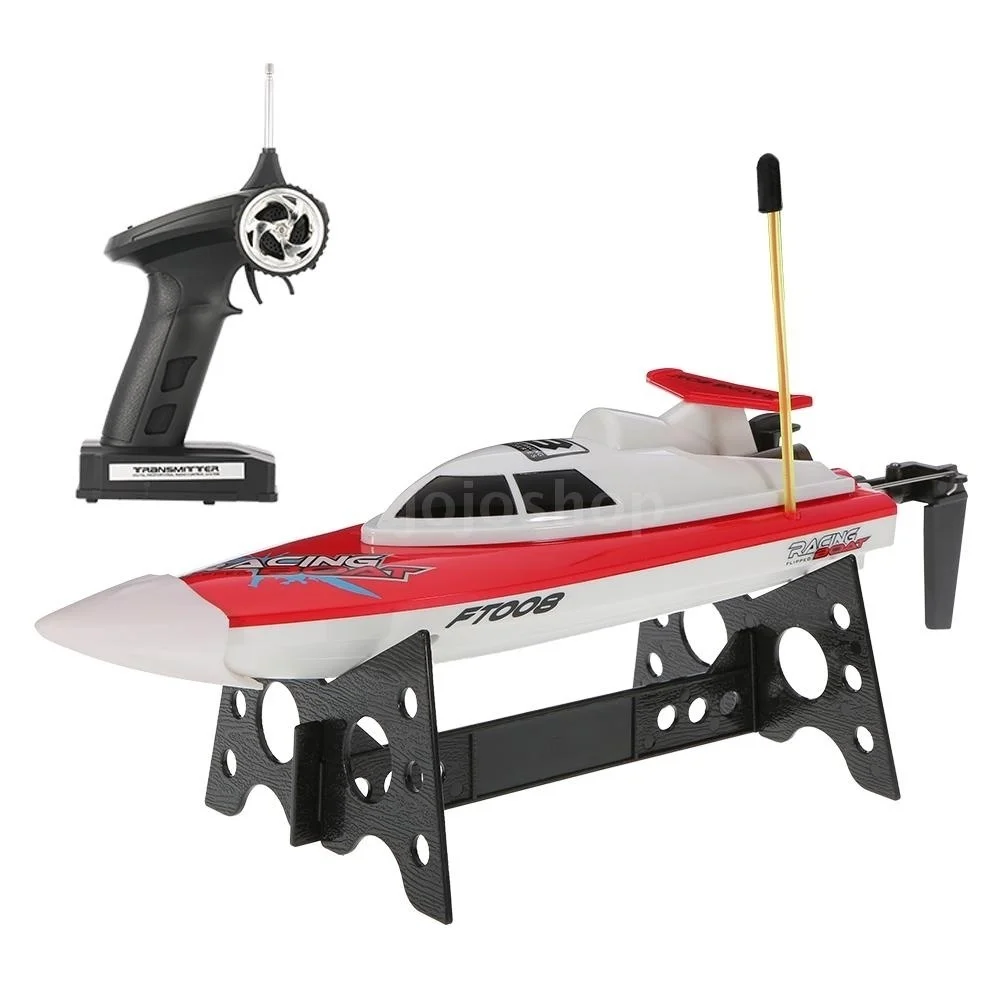 14km/h High Speed Radio Control Electronic RC Boat FT008 27MHZ Remote Control Toys Best Xmas Gift RC Boats Model 