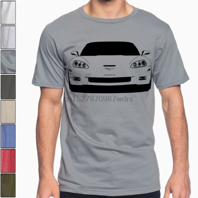 

Corvette C6 Custom Art American Muscle Car Racing Soft Cotton T-Shirt Chevy