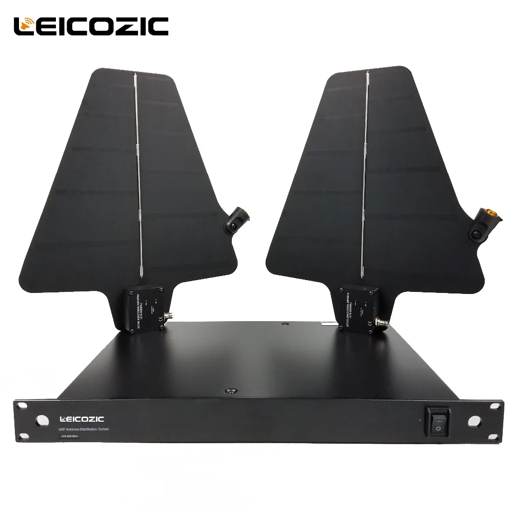 Leicozic UA845 Wideband UHF расходник/распределение мощности 550-900 МГц активный антенный дистрибьютор UA870 для беспроводных систем
