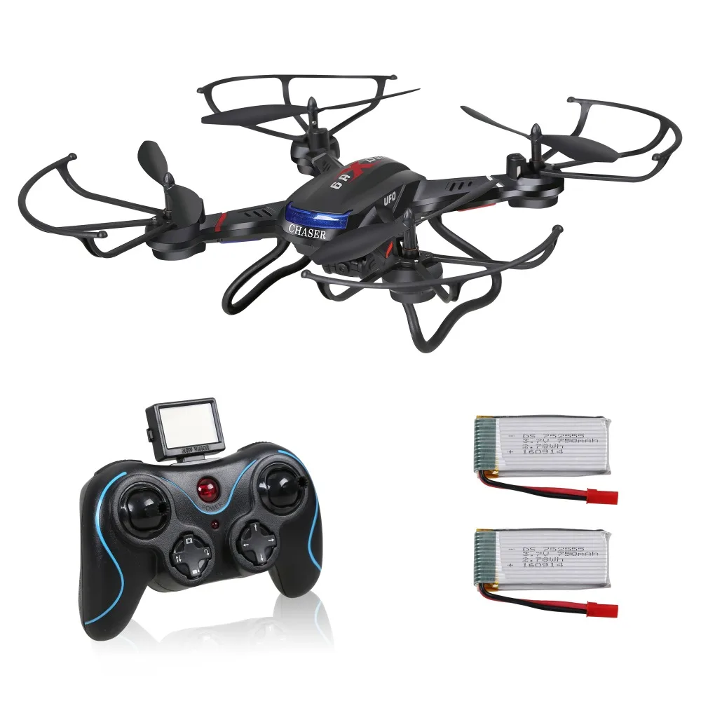 

[EU USA Stock] Holy Stone F181C RC Drone 720P 2pc Battery HD Camera RTF 4GB TF Altitude Hold Headless Mode One Key Return Drone
