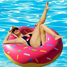 Rooxin inflável anel de natação piscina donut float para adultos crianças pvc natação colchão anel de borracha piscina brinquedos assento de água