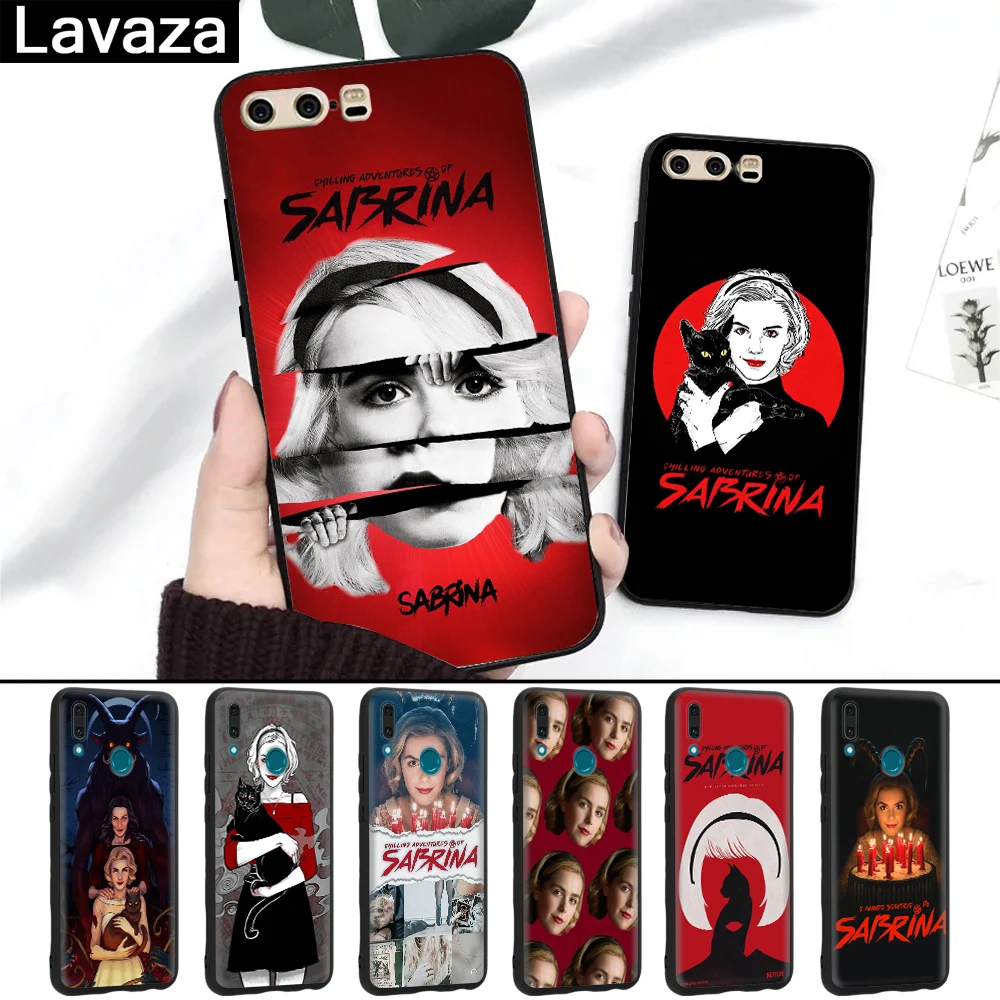 

Lavaza Chilling Adventures of Sabrina Pattern Silicone Case for Huawei P8 Lite 2015 2017 P9 2016 Mini P10 P20 Pro P Smart 2019