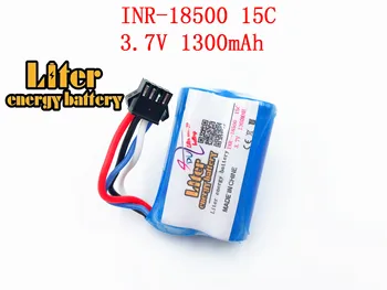 

3.7V 1300mAh 18500 15c Lipo battery For UDI 001 UDI001 for HQ HuanQi 960 2.4G remote control boat speedboat 3.7v RC LIPO battery