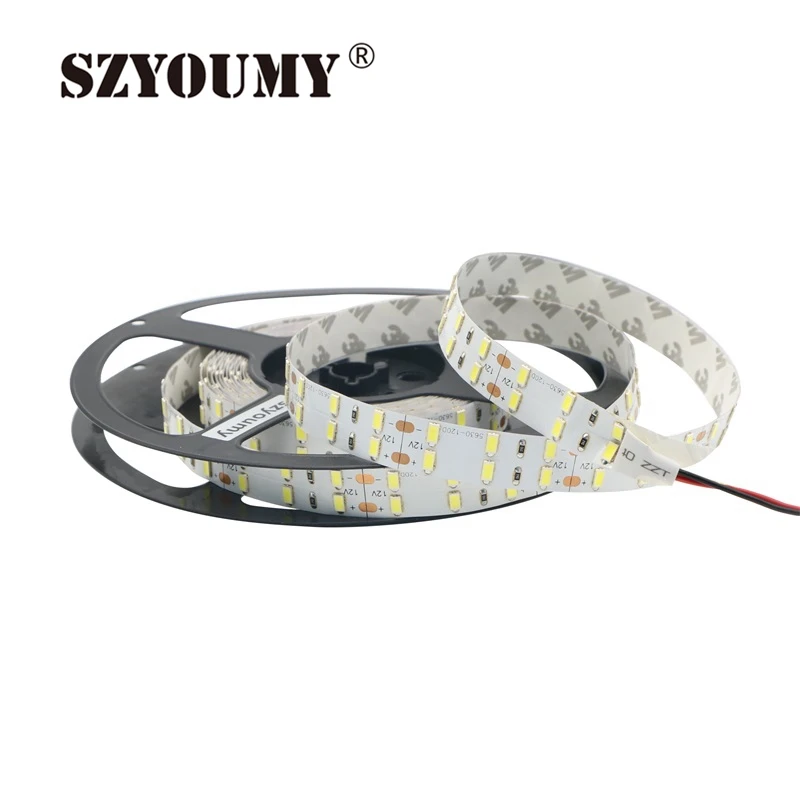 SZYOUMY 10 м/лот Светодиодная лента 2835 SMD DC12V 240 светодиодный s/m гибкий светильник без водонепроницаемости 11,52 Вт/м лампы