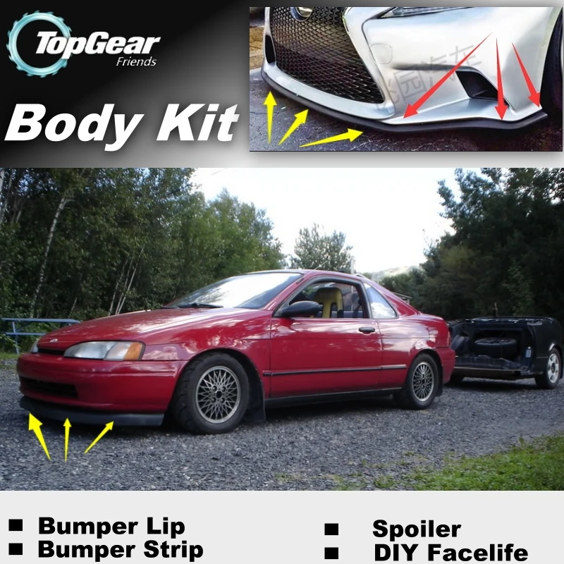 

For TOYOTA Paseo Bumper Lip / Front Spoiler Deflector For TOG GEAR Friends to Car View Tuning / Body Kit / Strip Skirt