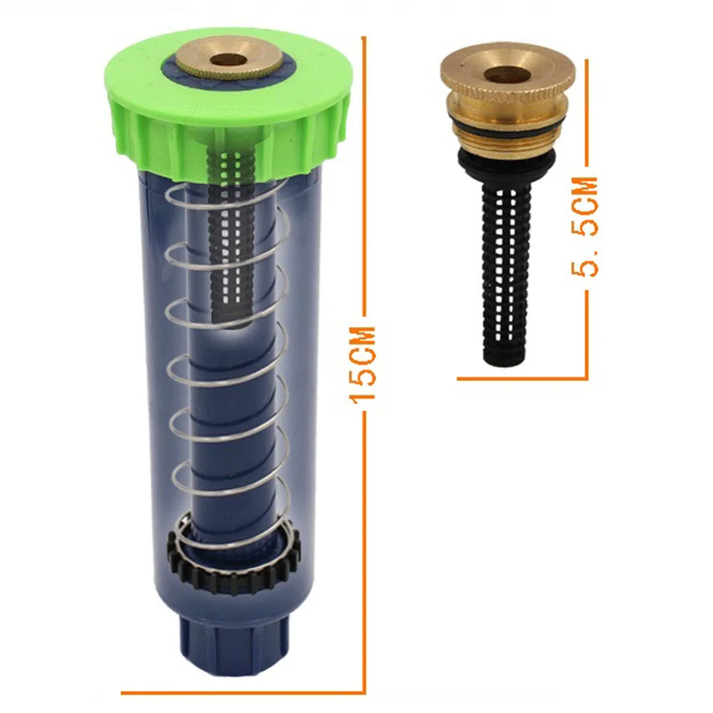 Регулируемые всплывающие спринклеры с 1/2 дюймовой внутренней резьбой 90-360 градусов автоматический выдвижной спринклер для орошения газонов 5 шт