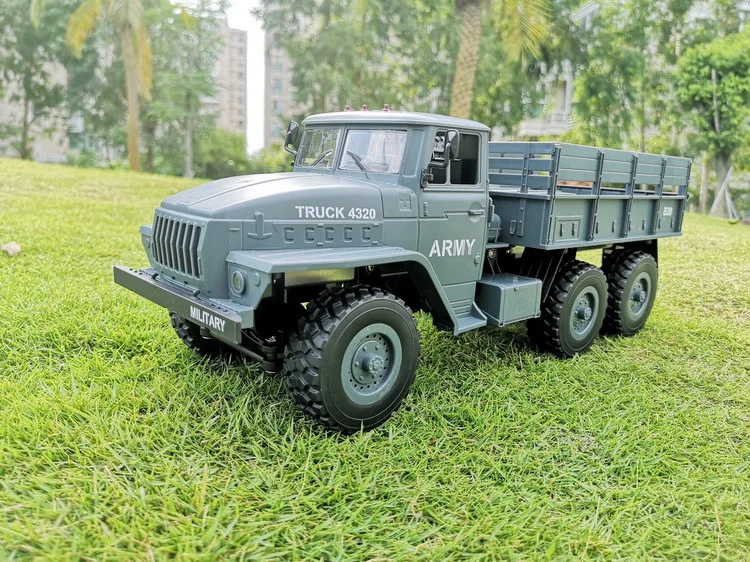 Rc-truck-1: 12 rc грузовик 1/12 весы Урал 4320 6WD 6-колесный привод военные игрушки для грузовых автомобилей rc для детей