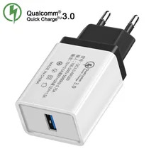 5 V 3.5A QC3.0 Универсальное зарядное устройство для быстрой зарядки телефона для iphone XS HuaweITravel зарядное устройство настенный адаптер для Xiaomi samsung планшетов