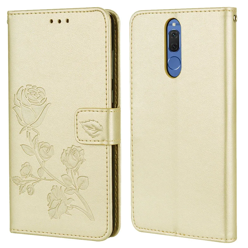 Чехол для Huawei Mate 10 Lite чехол Nova 2i мягкий силиконовый роскошный кожаный Case откидной
