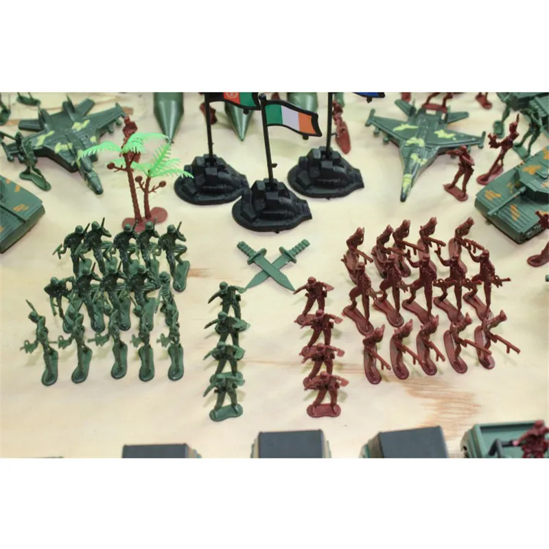 307pcsset Military Plastic Model Toy Soldier Army Men Figures & Accessories Playset Kit Decor Gift Model Toys For Children (5)