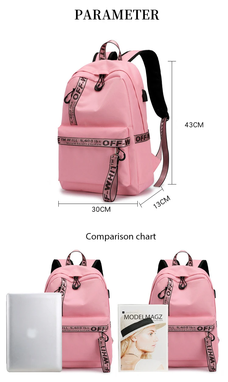 Водонепроницаемый нейлоновый женский рюкзак для путешествий, модные однотонные школьные сумки для мальчиков и девочек, Студенческая сумка для ноутбука