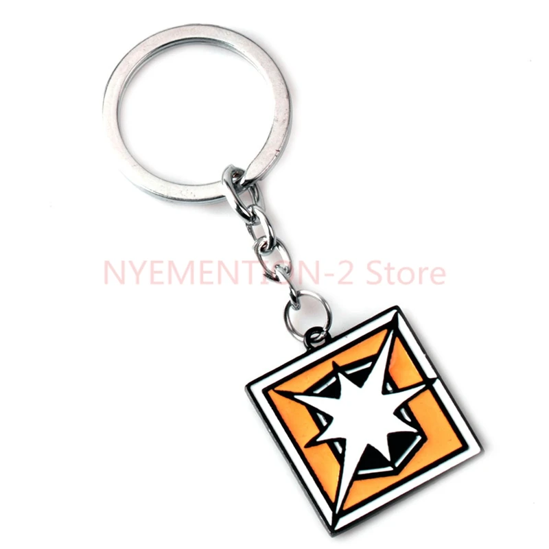 20pcs/lot Game Rainbow Six Siege Key Chains Jager Glaz Metal Keychain Male Car Keyring Holder for Men Women Jewelry | Украшения и