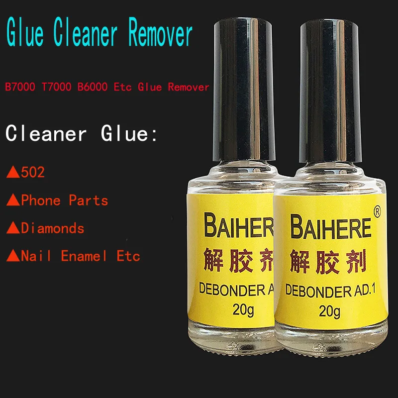

Liquid Glue Debonder Clean for Super UV Clear Epoxy Resin B7000 B6000 E8000 Foil Nail Polish Enamel 502 Textile Stationery Store