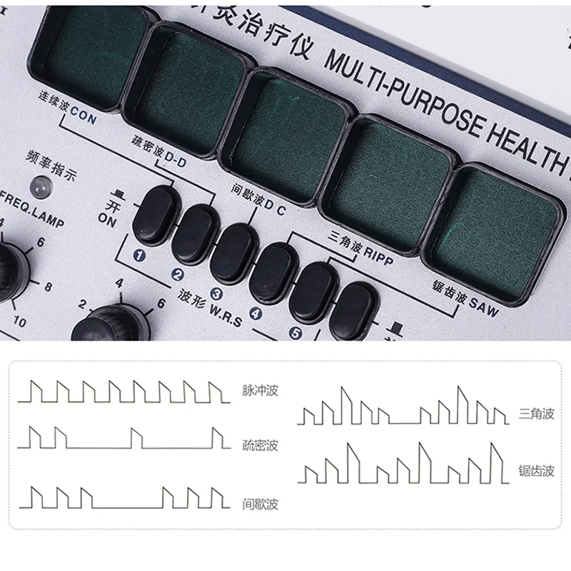 KWD-808 ط نبض تردد أداة ، متعددة الأغراض الرعاية الصحية ، الوخز بالإبر كشف نقاط الوخز 6 قنوات الانتاج التصحيح مدلك