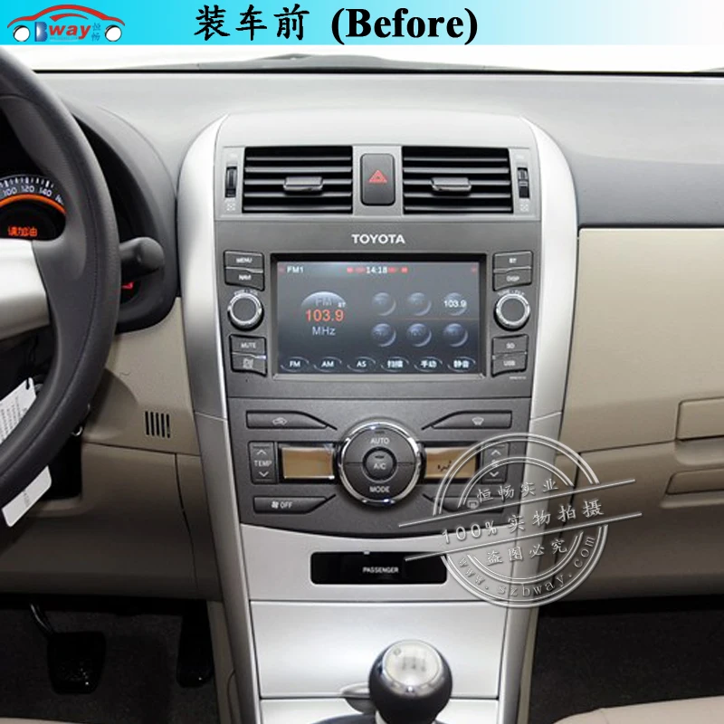 Discount HANGXIAN 9" Android 7.0 Car Multimedia Radio dvd gps Player For Toyota Corolla 2007 2008 2009 2010 2011 car stereo navigation 2
