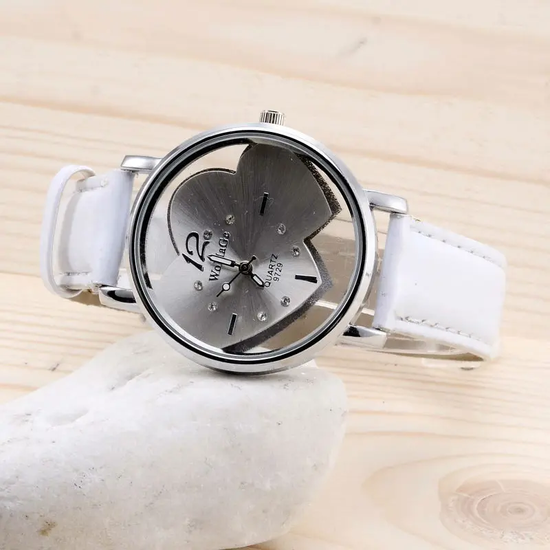 Luxury Crystal Heart Shape Watch Women Watches Ladies Watch Women's Watches Clock relogio feminino zegarek damski orologio donna