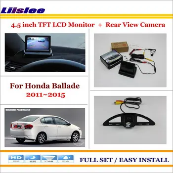 

Car 4.3" TFT LCD Monitor Screen For Honda Ballade 2011~2014 2015 Car Reverse Camera Parking Assistance System