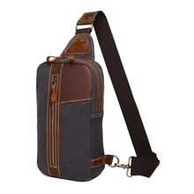 Новая модная сумка через плечо двойного назначения холщовые нагрудные сумки на плечо для мужчин и женщин