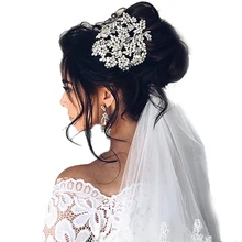 Лидер продаж, Европейский дизайн, винтажная Тиара с кристаллами в виде листьев, свадебные аксессуары для волос, Бальные стразы, короны для торжеств