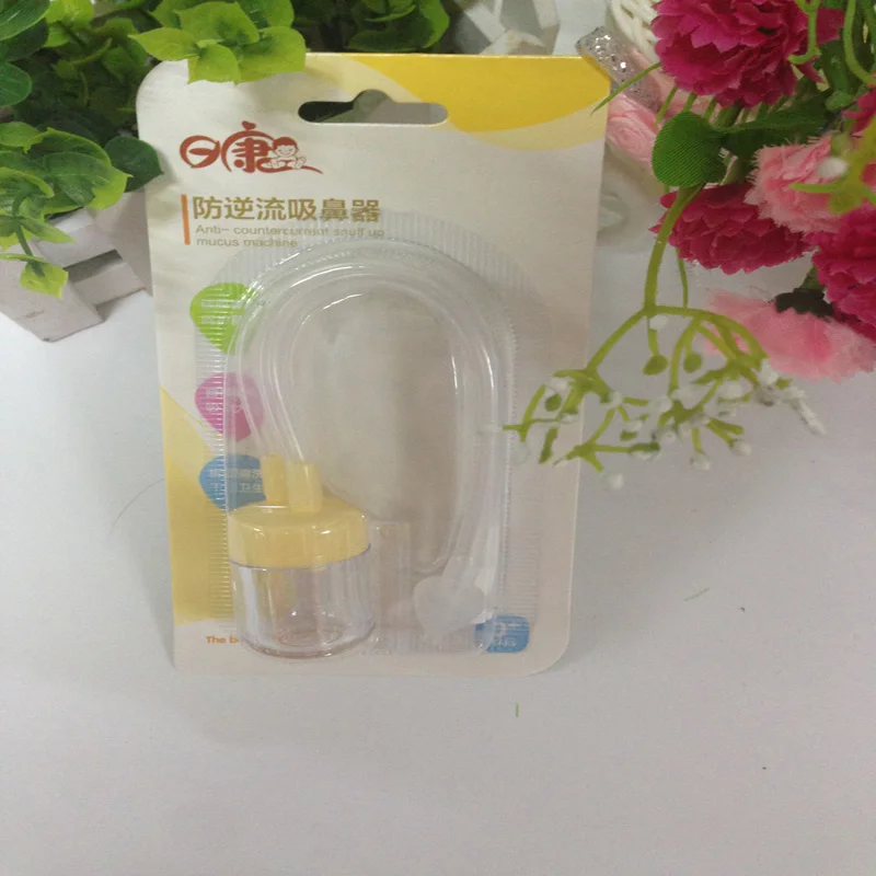 1 Pcs Infant Safe Nose Cleaner Vacuum Suction Nasal Mucus Runny Aspirator High Quality Hot Baby Kids Healthy Care Convenient