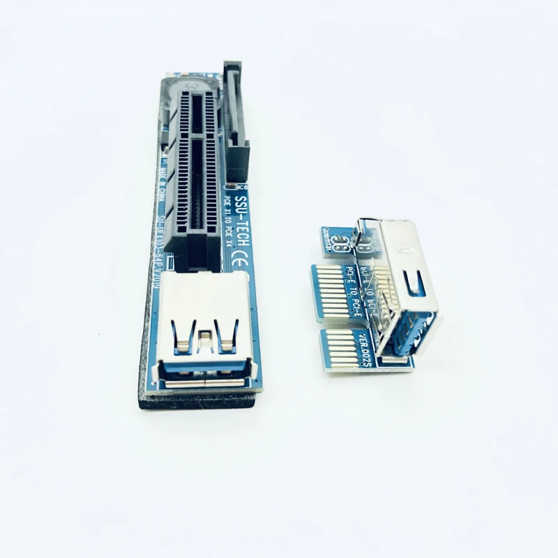 Адаптер расширения для карт H1111Z PCI E Riser PCIE Express X1 к X4 Удлинительный адаптер с