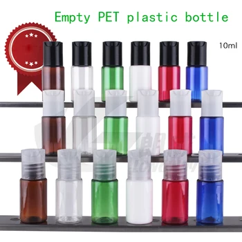 

50pcs / lot 10ml plastic bottle,for cream&shampoo&show gel&other liquid,convient to bring with,many colours available,DIY bottle