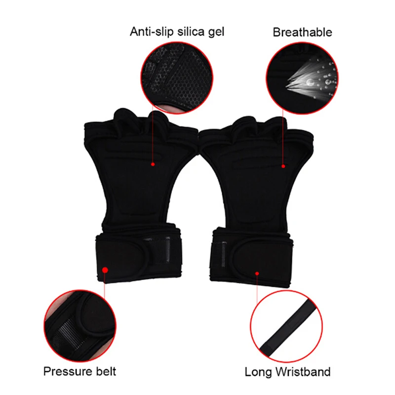 Unisex Gym Gloves Breathable Heavyweight Exercise Weight Lifting Man Crossfit Body Building Training Sport Fitness Workout Glove