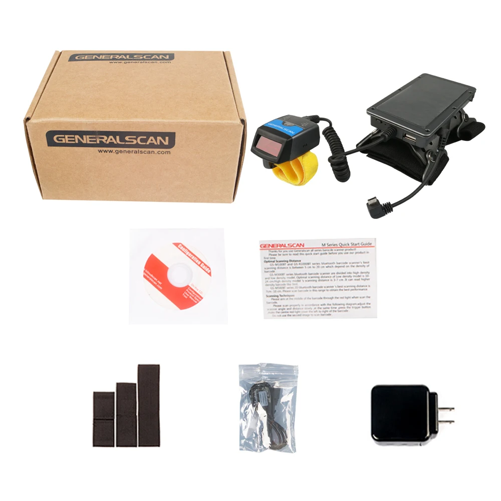 بلوتوث generalscan 1d الليزر المحمولة الباركود ماسحة gs WT1000-Pro محطة البيانات الباركود ماسحة لالروبوت ios