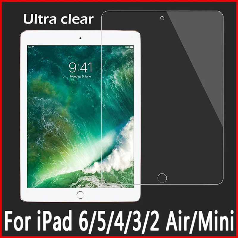 10H Premium Tempered Glass For Apple iPad Air Air2 9.7 inch iPad 2 3 4