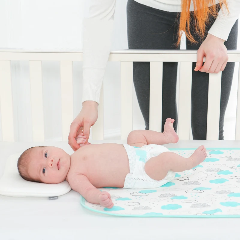 Waterproof Baby Diaper Changing Mat Crib Mattress Cover Soft Breathable