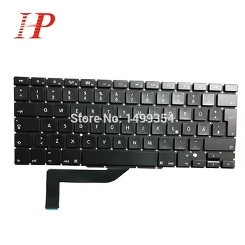 

5Pcs/Lot For Macbook Pro Retina 15.4'' A1398 Germany/German GR Keyboard MC975 MC976 ME664 ME665 ME293 ME293