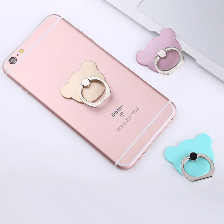 Free Shipping Q Series 6 Colors Holder Universal Mobile Phone Ring 3D Stand Finger Grip Stand For IPhone X 8 7 6 5 Plus Samsung