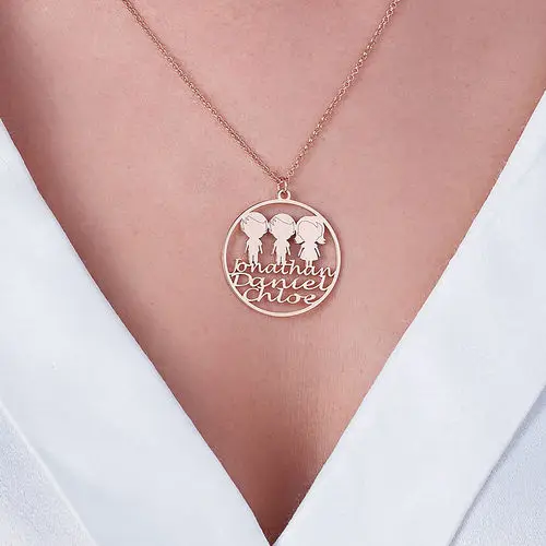 

10pcs Fashion couple Necklace Pendant Stainless Steel girl and boy Charm gift for her