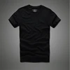 Men tshirt 100% cotton solid color O-Neck short sleeve t shirt male high quality anjoyfitch ► Photo 3/6