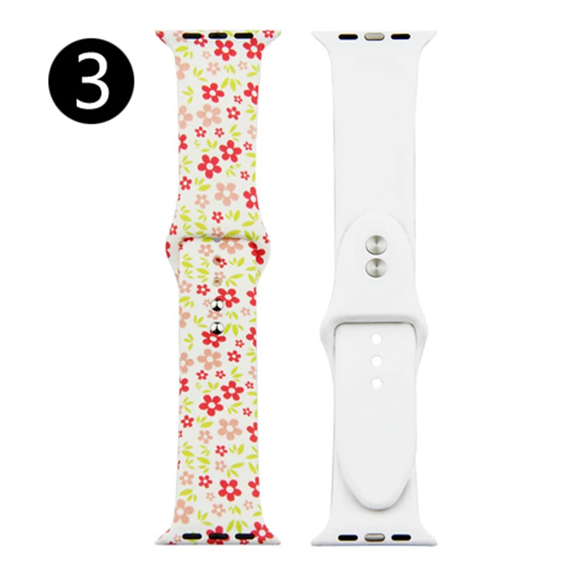 Ремешок для Apple watch band 4 44 мм 40 мм iwatch 3 band correa aple 42 мм 38 мм спортивный силиконовый браслет на запястье ремень часы аксессуары