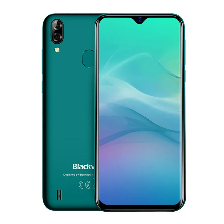 Blackview A60 Pro 3 Гб 16 Гб четырехъядерный Android 9,0 4G мобильный телефон 6,08" полный экран 4080 мАч Face ID двойная задняя камера смартфона - Цвет: Emerald Green