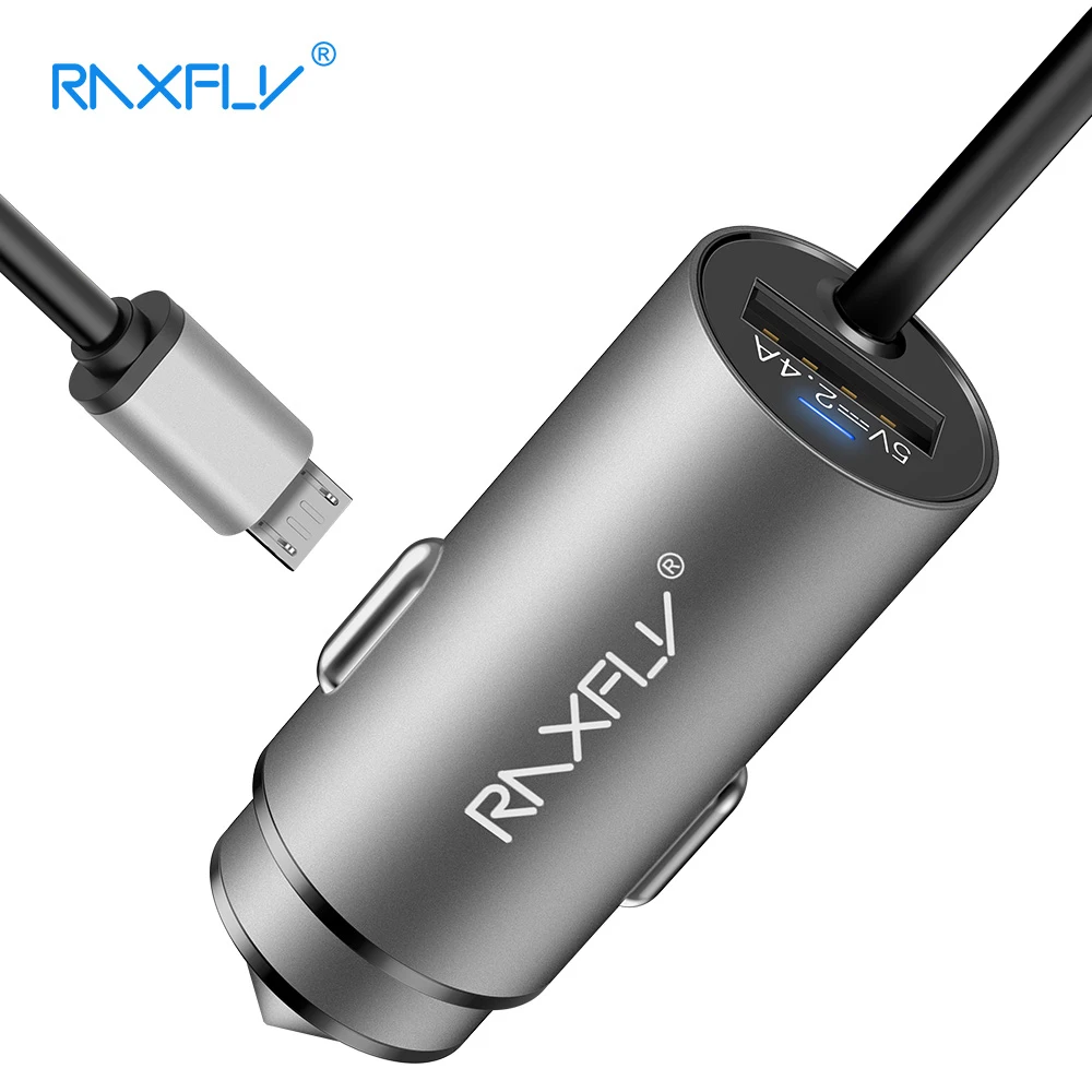 RAXFLY سيارة شاحن يو اس بي مايكرو الإضاءة إلى كابل يو اس بي ل فون XS ماكس سامسونج اللوحي العالمي سيارة مهايئ شاحن الهاتف في سيارة RAXFLY سيارة شاحن يو اس بي مايكرو الإضاءة إلى كابل يو اس بي ل فون XS ماكس سامسونج اللوحي العالمي سيارة مهايئ شاحن الهاتف في سيارة