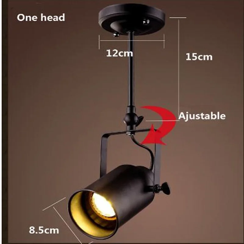 Nordique Лофт led Piste pendentif RH Industrielle Tache suspendus Lustres Chambre bar salon lampe|Подвесные светильники| |