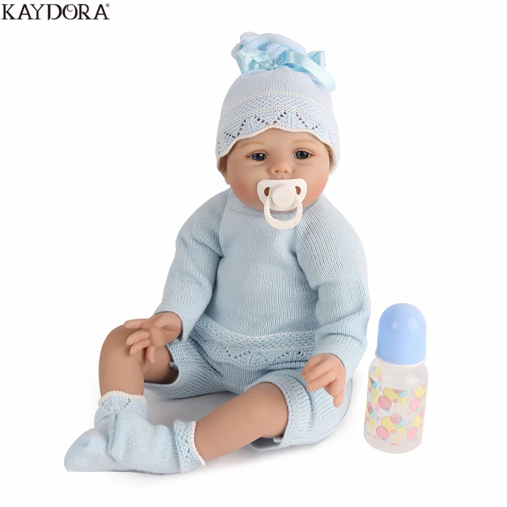 

KAYDORA 22inch 55cm Reborn Baby Girl Doll Realistic Lifelike Kid Boneca Toys Dolls Grils Gift Cloth Body Bebe Reborn menina