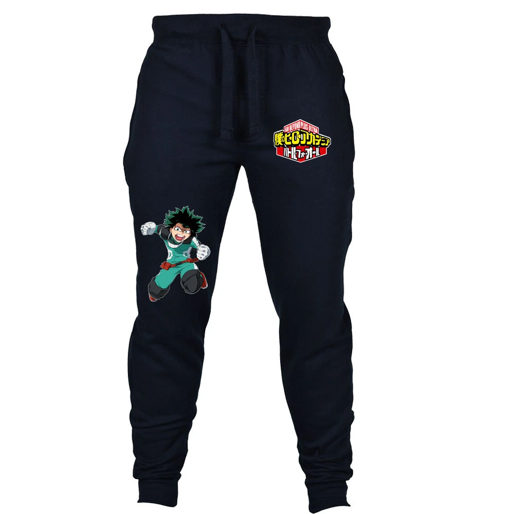 Pantalones de chándal de anime My Hero Academia, ropa deportiva Boku no Hero Academia, para correr, Otoño e Invierno|Pantalones informales| - AliExpress