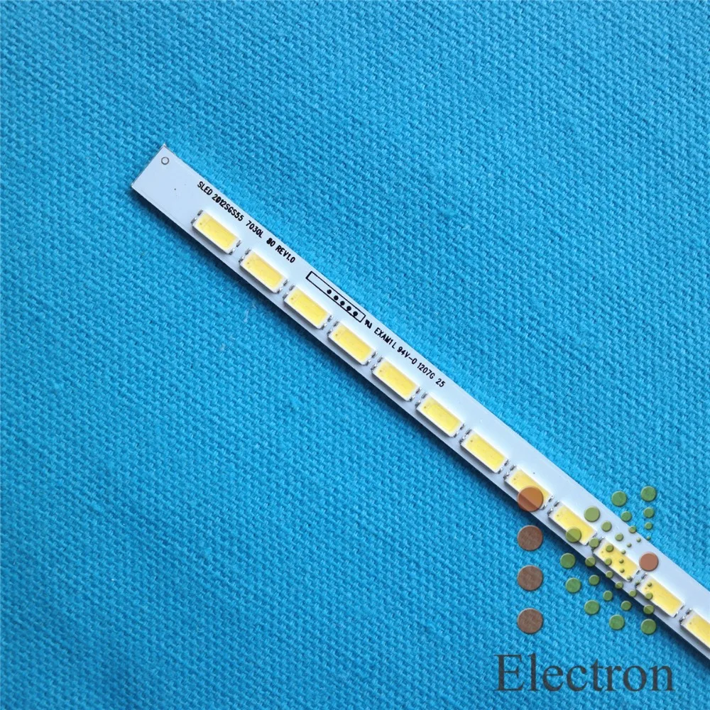 100 New 676mm LED Backlight Lamp strip 80 leds For Samsung 55 inch TV LJ64 03479A 2012SG555