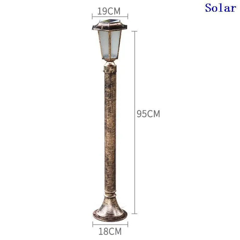 Ogrodowe Lampara Lumiere Exterieur De Tuinlamp, солнечный светильник для сада, декоративный садовый светильник, наружная лампа для газона - Испускаемый цвет: MODEL D