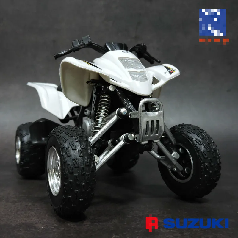 Новые специальные литье металла под давлением 1/12 квадроцикл Suzuki четырехколесный Настольный дисплей Коллекция 16 см длинные игрушки для детей