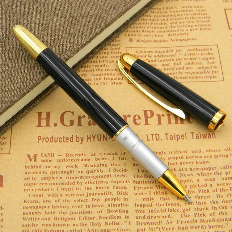 Ручка-роллер JINHAO metal Tenuous black golden Trim