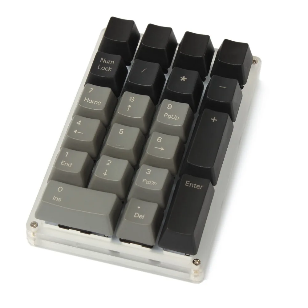 YMDK пустой боковой печатью топ-печатный 21 ключ Numpad толстый PBT OEM профиль Keycap для MX переключатели Numpad(только KEYCAP