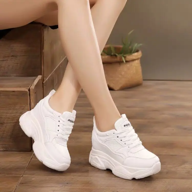 

Women Sneakers 2019 Fashion Casual Shoes Woman Comfortable Breathable White Flats Female Platform Sneakers Chaussure Femme
