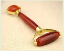 Natural Jade Beauty Roller Double Agate Massage Stick Facial Ministry Massager Lymph Drainage Health Care Equipment