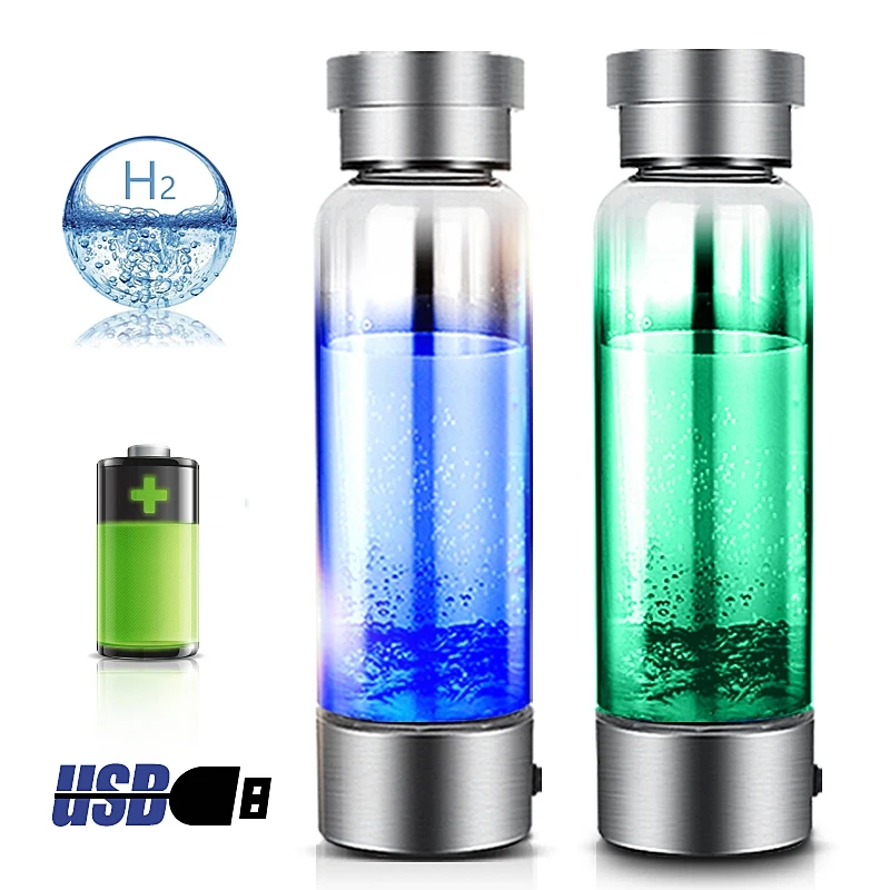 

Household Portable Hydrogen Generator Ionizer For Pure H2 Rich Hydrogen Water Bottle Electrolysis Hidrogen 350ML Drink Hydrogen